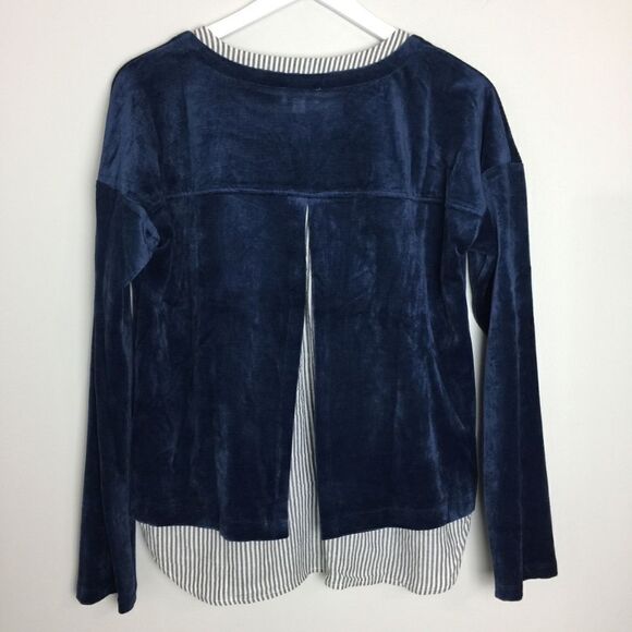 HEM & THREAD Velour Layered Top Small - Picture 2 of 5